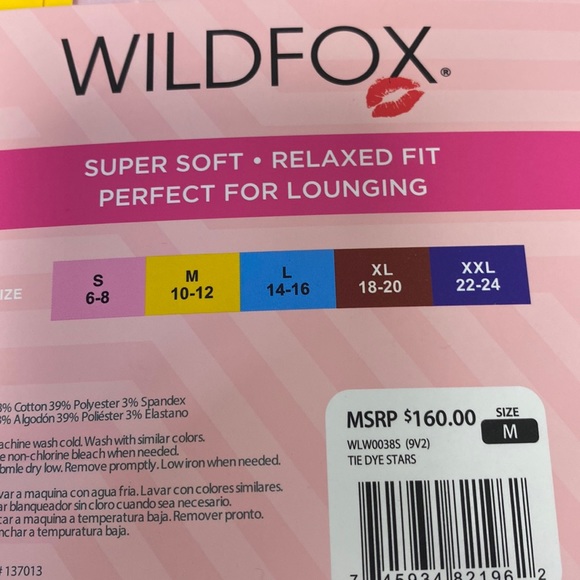 🎉HP👉WILDFOX Super Soft Relaxedfit Sweatshirt& Short Lounge Set. - Picture 5 of 11